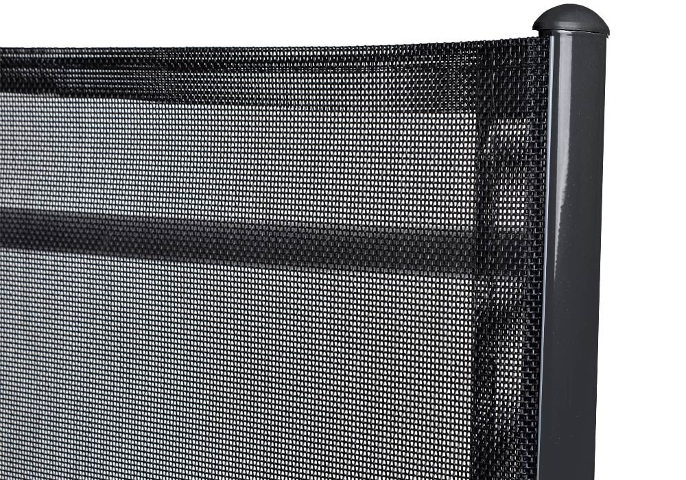 Casaria Tuinset Bern - 6 Stoelen 1 Tafel Aluminium - Antraciet