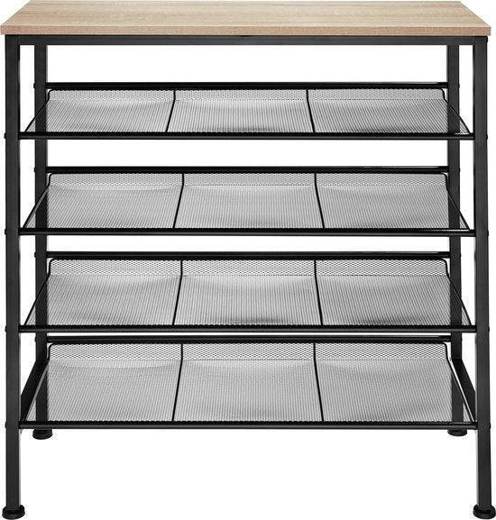 tectake - Schoenenrek Bournemouth industrial light -schoenenopberger - 404280