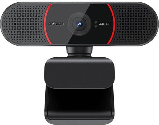 eMeet SmartCam C960 4K webcam 3840 x 2160 Pixels USB Zwart, Rood