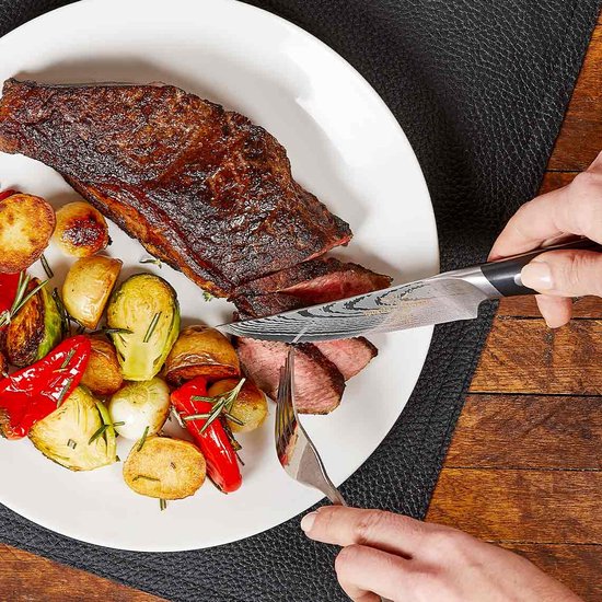 Trusted Butcher steakmessenset Het scheermesscherpe steakmes