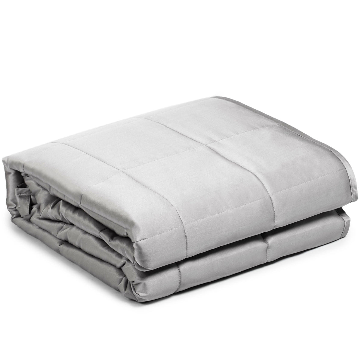 Litollo Bamboe Verzwaringsdeken 8 kg - Weighted blanket 150x200 cm - Grijs Zwaartedeken eenpersoons - Verzwaringsdekens te gebruiken met eigen dekbedovertrek - Verzwaarde deken - 4 seizoenen - Gewichtsdeken