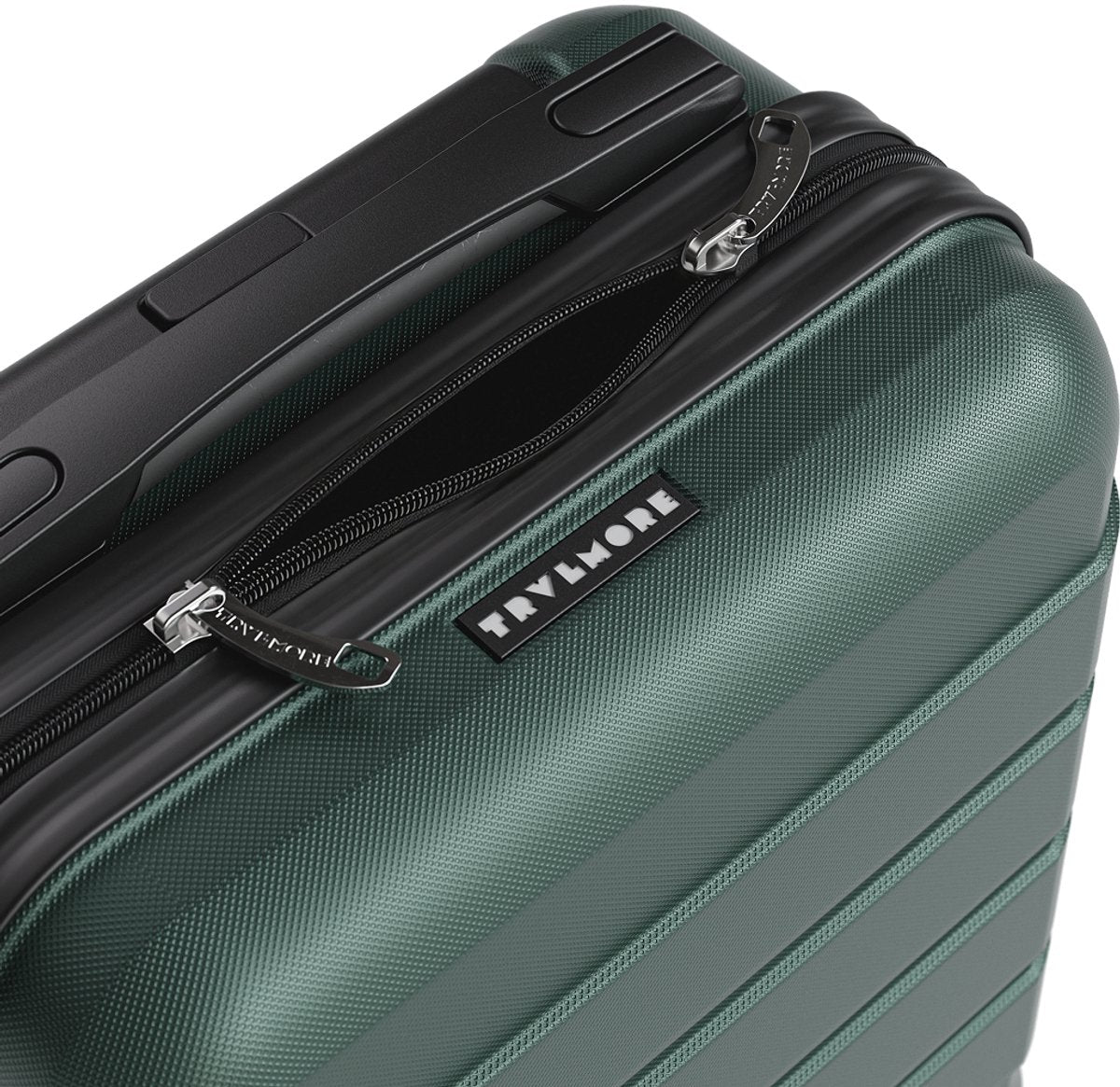 TRVLMORE Underseat Handbagagekoffer – 40 x 30 x 20 cm – 24 L – TSA-slot – 2 Wielen – Donkergroen