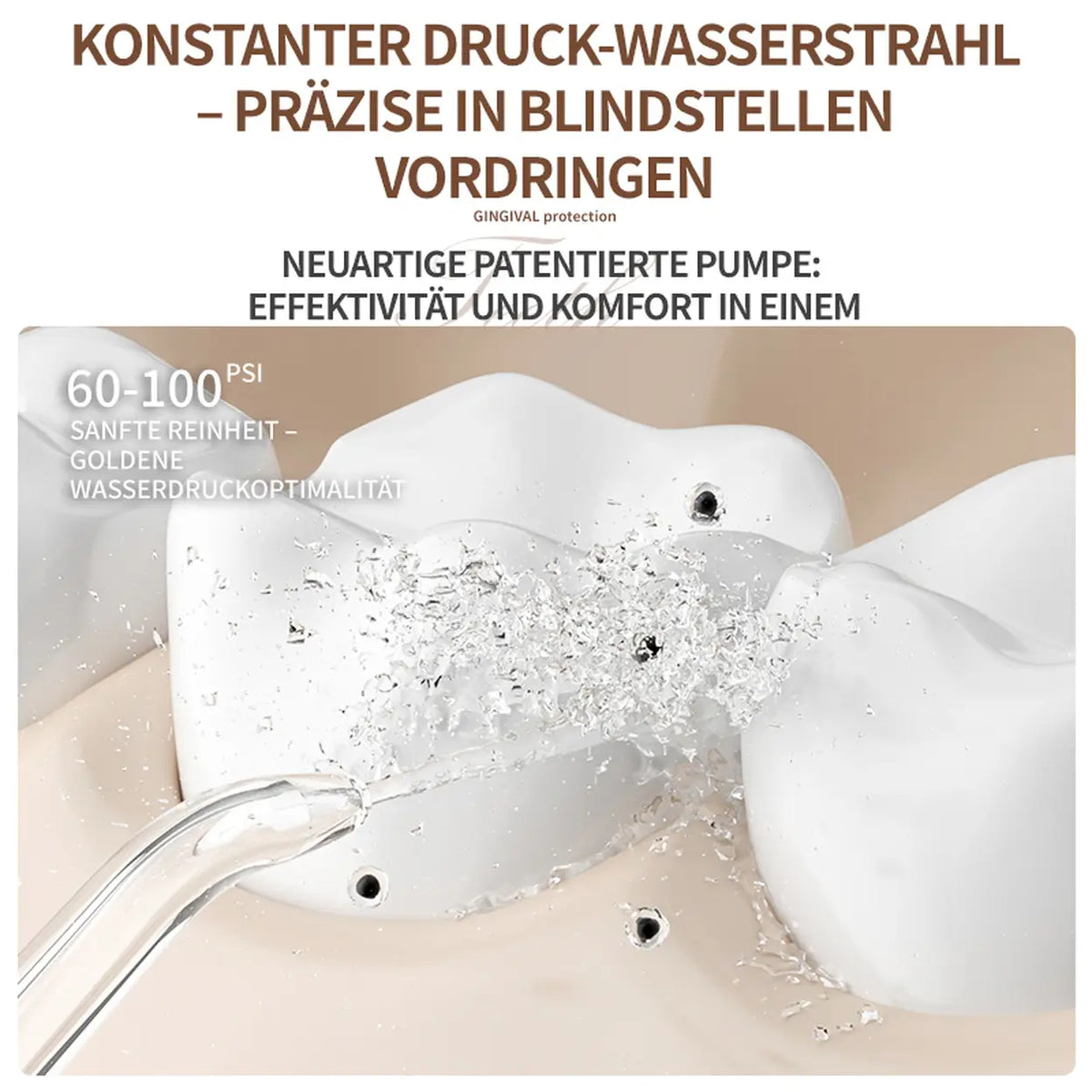 Rushi R-B31 elektrische monddouche - 280 ml - groen
