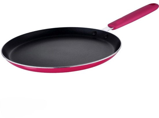 Ceruzo Pannenkoekpan PFAS-vrij - 24 cm - Jazzy Pink - Keramische Anti-aanbaklaag - Inductie