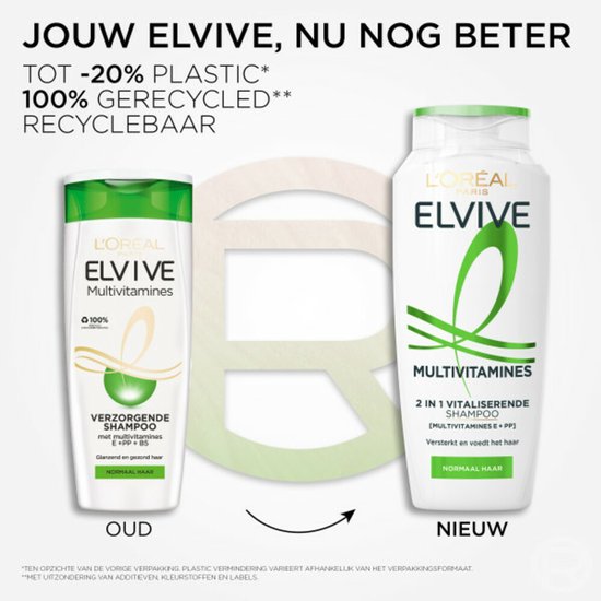 L'Oréal Paris Elvive Multivitamines 2-in-1 - 250 ml - Shampoo