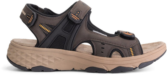 Travelin' Brusdal - Heren outdoorsandalen - Lichtgewicht - Outdoorsandalen - Donkerbruin - Maat 42