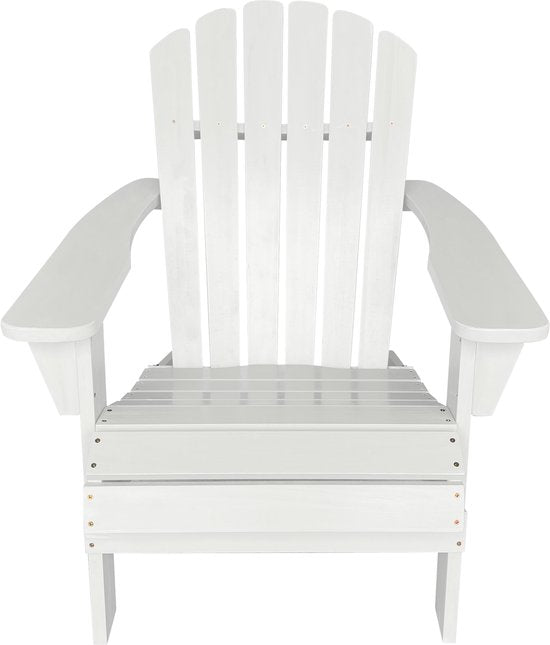 AXI Carmen Adirondack Stoel – Houten loungestoel met armleuningen – Hoge rugleuning - 90,5x78,4x93cm