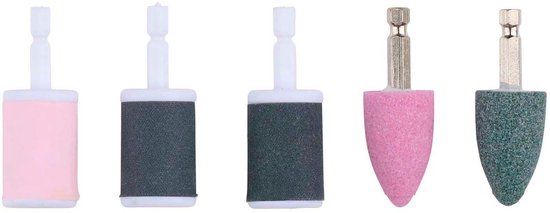 Grundig Manicureset Elektrisch 5-in-1 - Manicureset voor Handen en Voeten - Elektrische Pedicureapparaten met 5 Opzetstukken - Compacte Set voor Thuis en Reizen