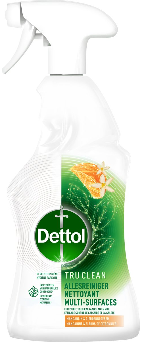Dettol Allesreiniger Spray - Tru Clean - Mandarijn & Citroenbloesem - 500 ml