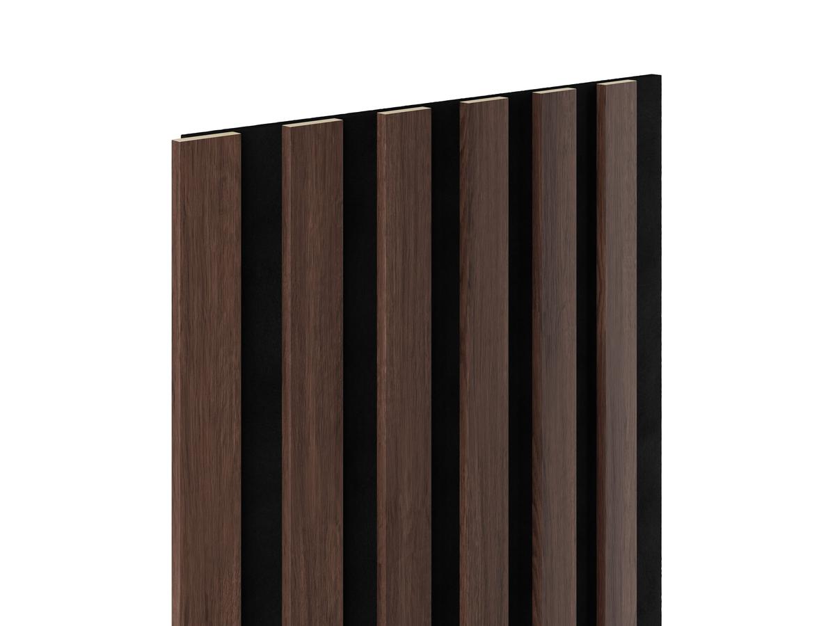 Marbet Akoustisch Houten Paneel - Zwart Eiken - Zwart Vilt - Set van 2