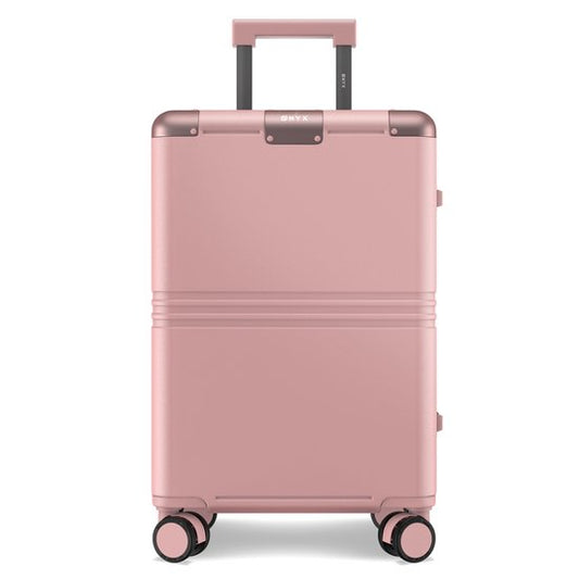 ONYX Hybrid Pro Handbagage Koffer 35 Liter - Gerecycled Polycarbonaat en Ritsloos Design - Reiskoffer met TSA slot en Spinner wielen - Lichtgewicht Trolley - Candy Pink