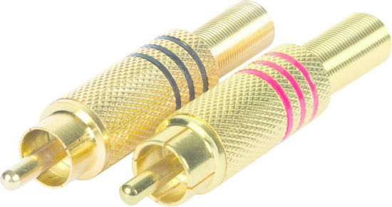HQ-Power Rca-plug - 2 x mannelijk