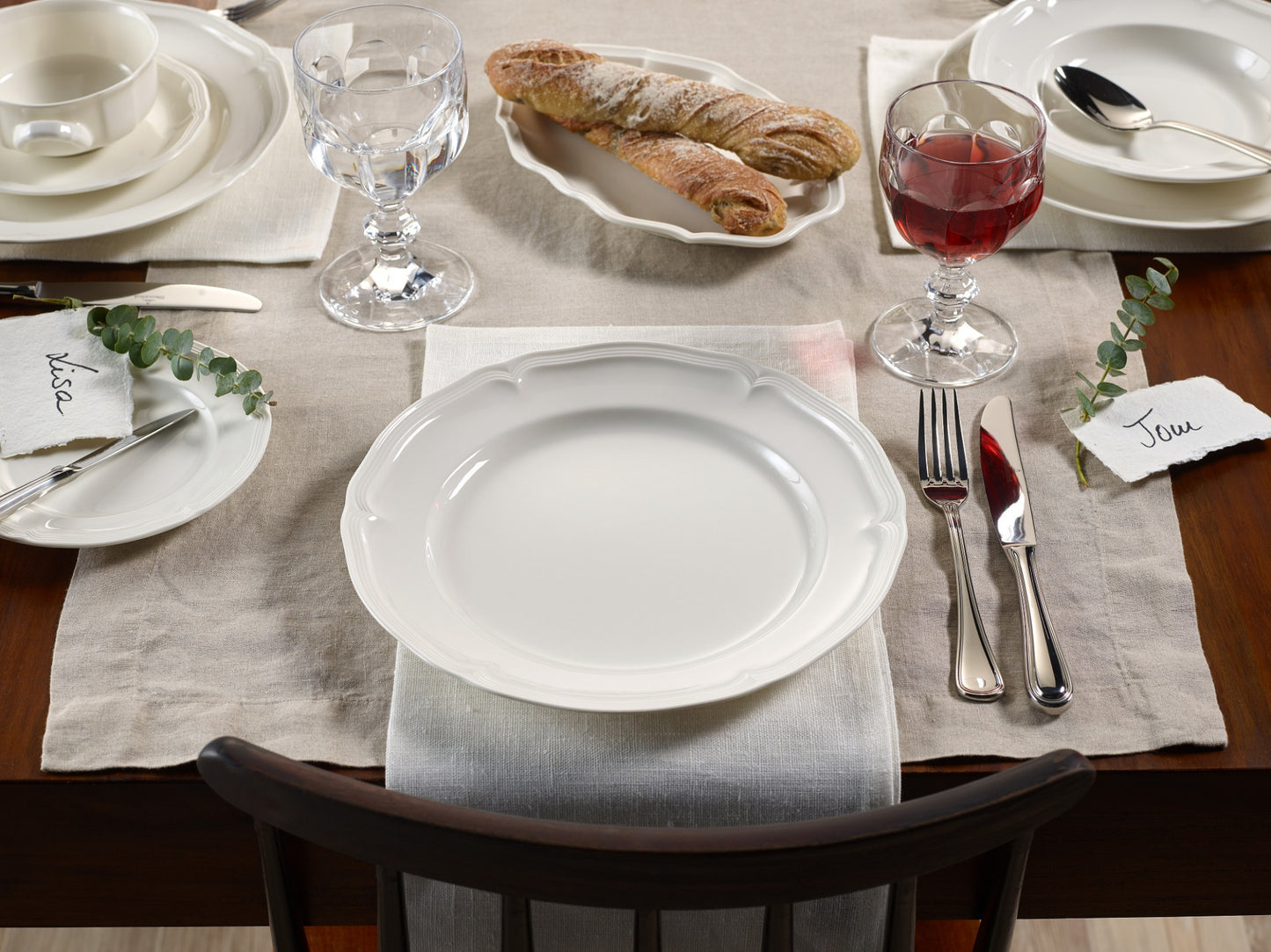 Villeroy & Boch Manoir Dinerbord - 26 cm - Wit - Porselein