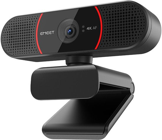 eMeet SmartCam C960 4K webcam 3840 x 2160 Pixels USB Zwart, Rood