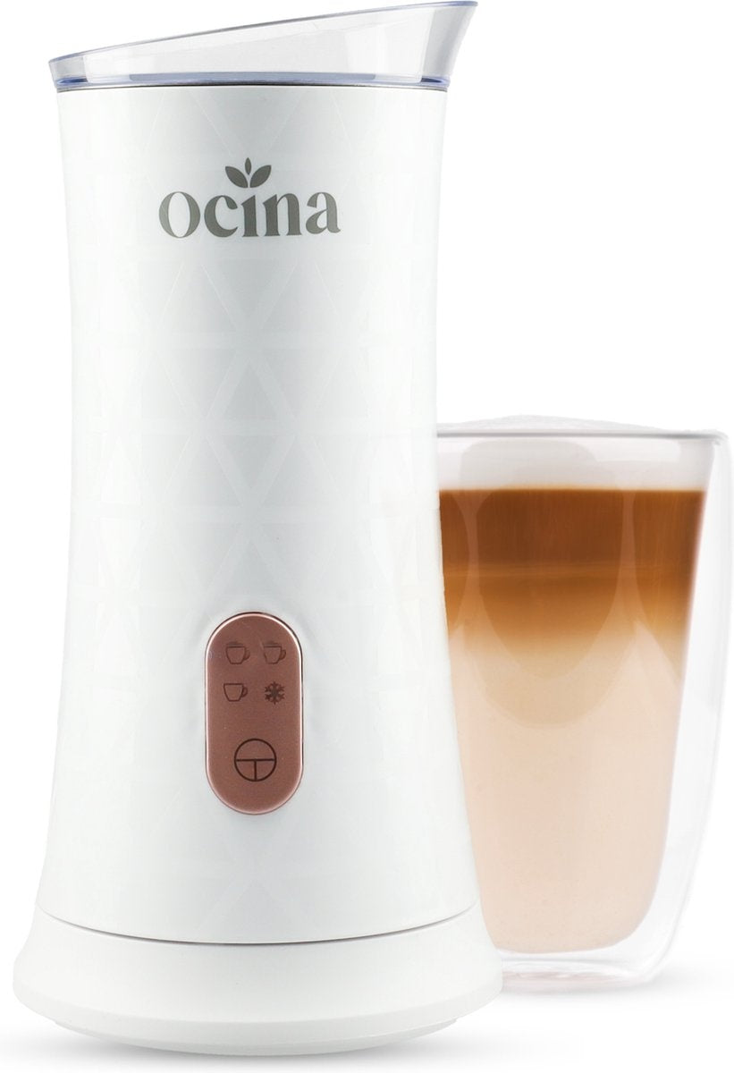 Ocina Elektrische Melkopschuimer - 4 in 1 - 240 ML - Wit