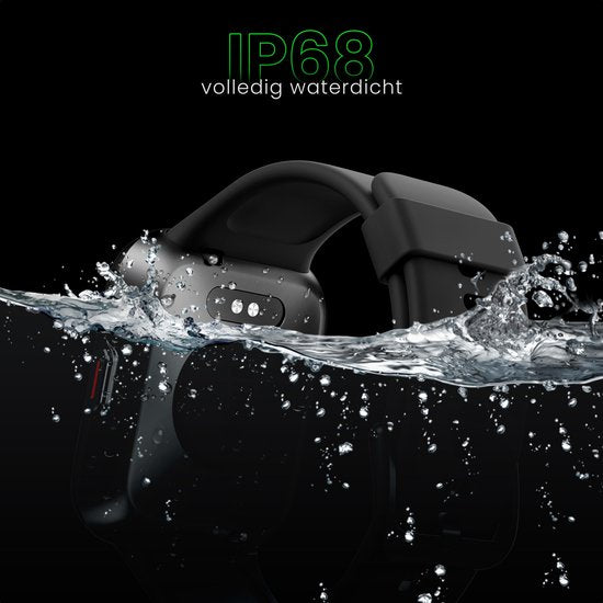 Maoo Maximize Smartwatch – Volledige Belfunctie, Hartslagmeter, Stappenteller, Multisport – Android & iOS – Zwart