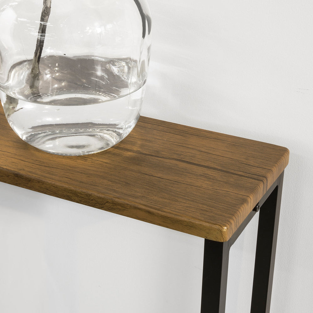 SoBuy FSB19-XL-N Vintage Console Tafel 120x20x80cm - Naturel/Zwart