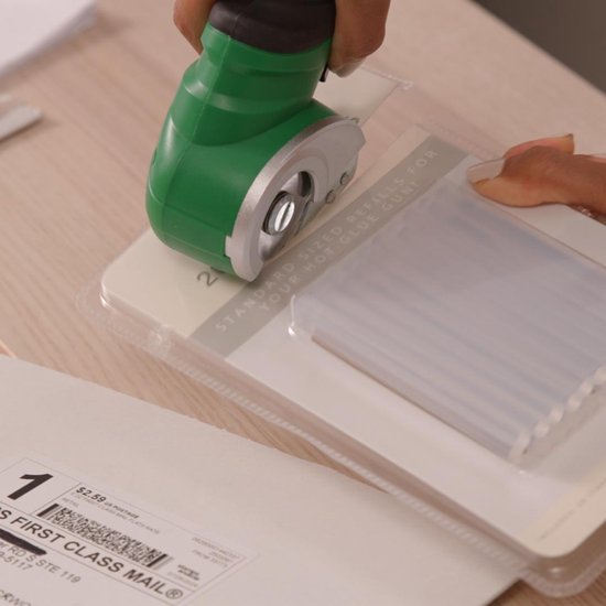 Hammersmith SharpSpin - Draadloze universele snijder - Elektrische schaar - Kartonsnijder - Rolmes - Accuschaar - Snijdt leer, PVC, tapijt, karton en meer