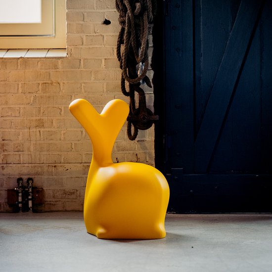 Walvis stoeltje Marineblauw / Whalechair Navyblue - Design Bijzettafel - Visnet materiaal - Werkwaardig.