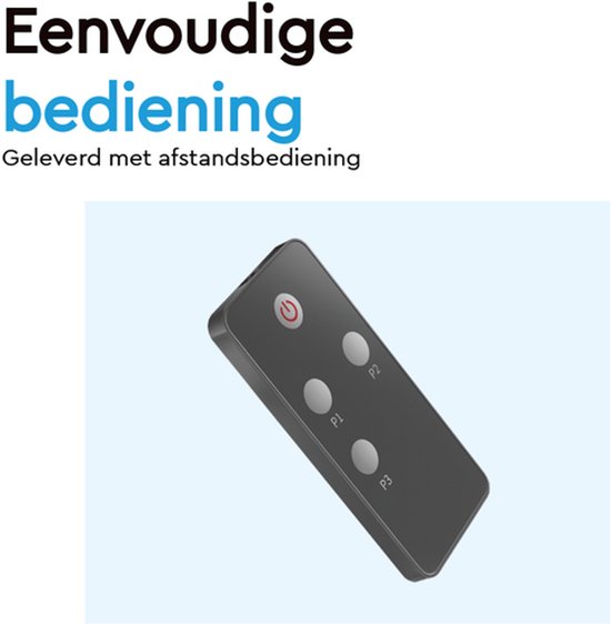 BRASQ Retro Elektrische Terrasverwarmer hangend – 3 warmtestanden – met afstandsbediening – IP24 -Spatwaterdicht - Voor binnen en buiten – 2000 W
