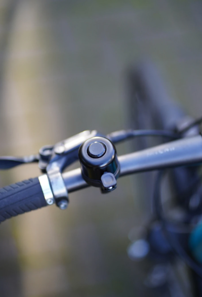 Prophete Smart Fietsbel - Mat Zwart - Apple Zoek Mijn Tracker - Aluminium