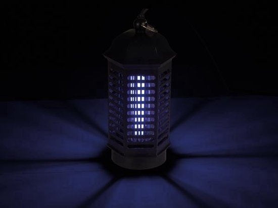 Perel - Elektrische Insectenverdelger - 4W - 9,4x9,4x25 cm - Zwart