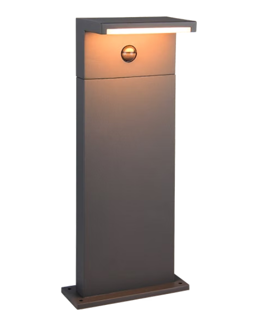 Trio Ravi LED Buitenwandlamp 50 cm met Bewegingssensor – Antraciet – Gegoten Aluminium