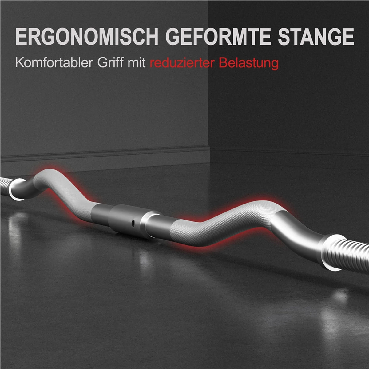 Yaheetech EZ-curl Halterset 20 kg – Voorzien Van Verchroomde Curlstang En 6 Beton-gewichtsschijven En Stersluitingen – Voor Krachttraining En Spieropbouw – Zwart Metaal Kunststof En Beton – 120 x 26 x 26 cm