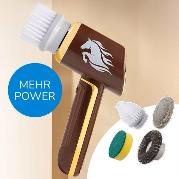 Horsepower Scrubber Pro Elektrische Schoonmaakborstel - USB-C - 5 Opzetstukkenr