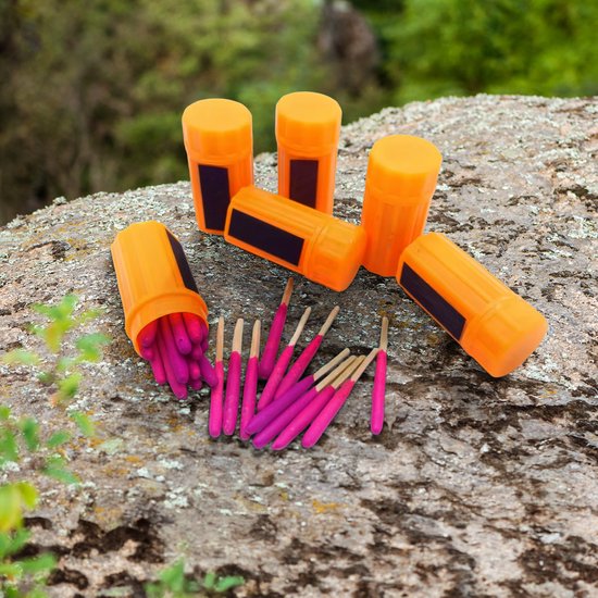 Ever Trex Stormlucifers - 2-Pack 40stuks - Waterproof Nood - Noodpakket Voor Thuis - Kamperen - Survival - Firestarter - Waterdichte Lucifers