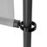 Tectake Zonnescherm Taija 200 x 310 cm – Klemmontage – UV-bescherming 50+ – Lichtgrijs