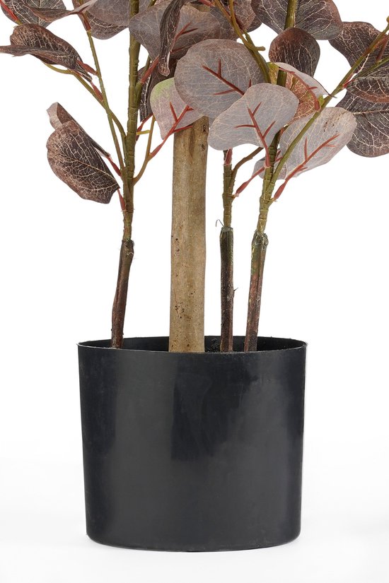 Mica Decorations Eucalyptus Kunstplant in Bloempot - H150 x Ø30 cm - Brons