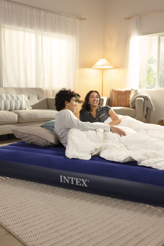 Intex King Dura-Beam Classic Downy Luchtbed - 203x183x22 cm