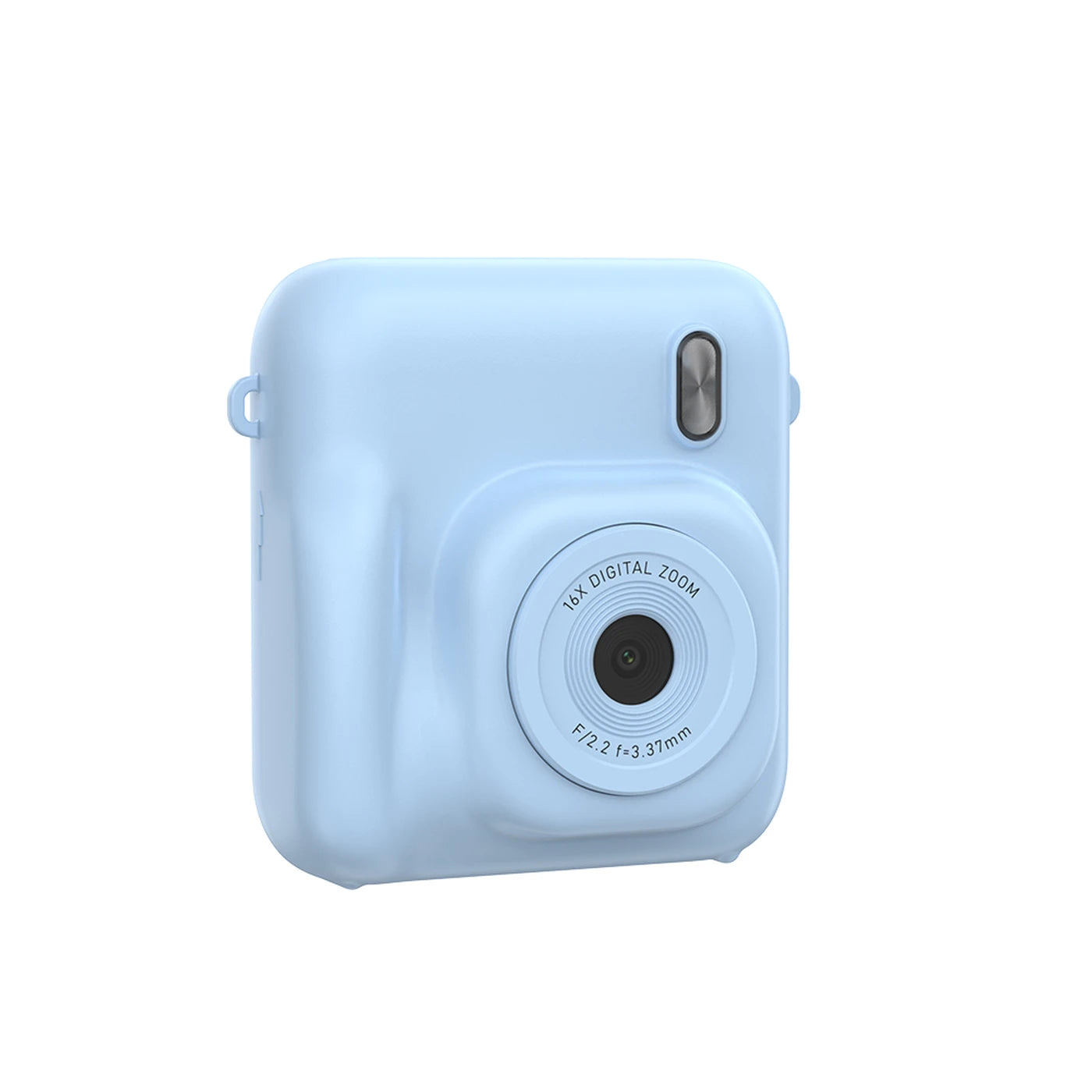 Songdian Kindercamera met Directe Print DC506 - Blauw - 48 MP - Dubbele Camera - LED-flitser - Ook als Webcam