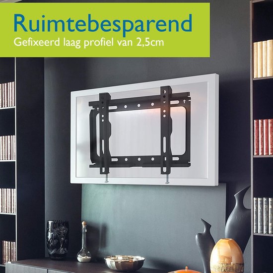 Philips TV Beugel SQM3221/00 - Vast TV Muurbeugel voor TV's tot 42 Inch en 25 KG - VESA-Maat tot 200x200 mm