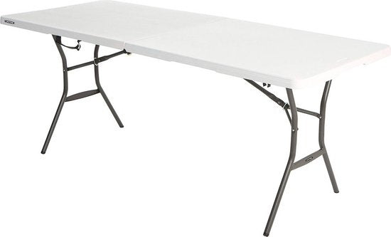 Lifetime Opklapbare Buffettafel - 180 cm x 76 cm x 72 cm - Wit