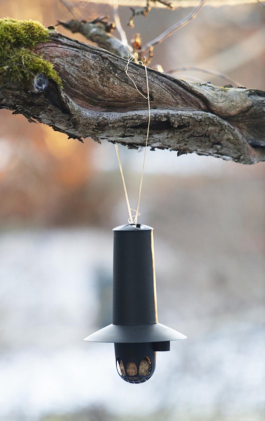 orthex vogelvoederdispenser, zwart