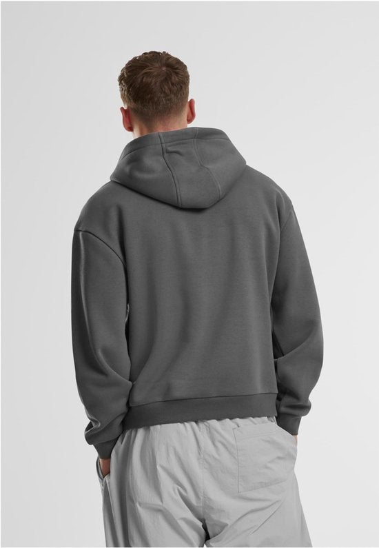 Urban Classics - Fluffy Hoodie/trui - S - Grijs