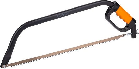 BLACK+DECKER Beugelzaag - 24"/ 61CM - Zachte Comfortgreep - Schokabsorberend - Knokkelbescherming - Staal - Zwart/Oranje
