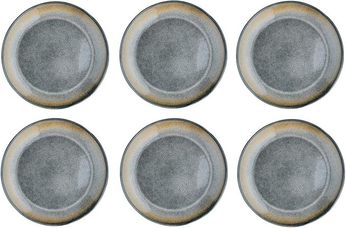 Genesis Bord Ø20,5 cm - 6 Stuks - Aarde