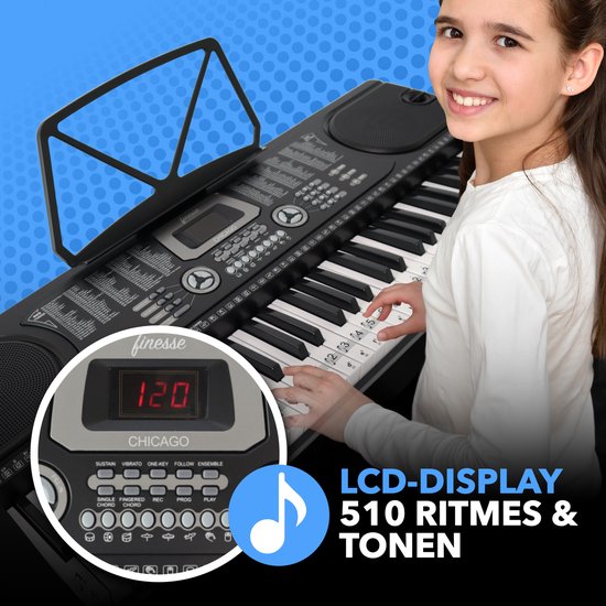 Finesse - Keyboard Piano - 85.9x32.2x10.4 cm