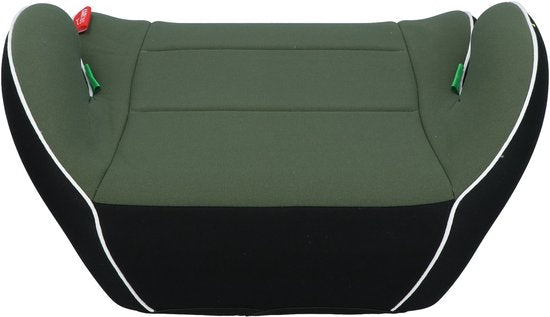 Carkids I-Size Zitverhoger Sam - Voldoet aan I-Size R-129 Norm - Voor Kinderen van 125-150cm – Afneembare & wasbare hoes - Flexibele installatie – Groen/Zwart