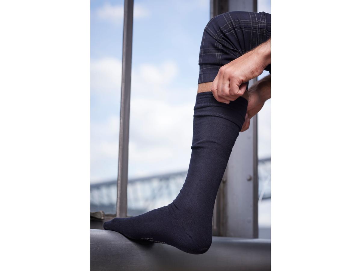 Comfort Essentials Merinowollen Kniekousen - Duurzaam & Comfortabel - maat 43-46 - dark melange
