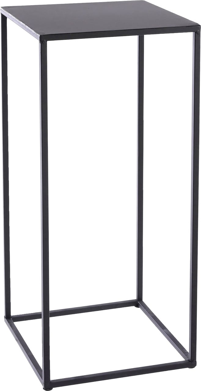 Mica Decorations Bijzettafel Quinty – 20x20x50 cm – Zwart – IJzer