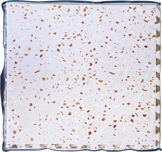 NilaFee™ - Speelmat - Foam - Baby - Speelkleed - Kruipmat - 180 x 120 x 1.5 cm - Puzzelmat - Opbergtas - Classic Zand