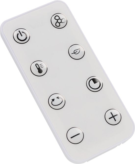 Tristar Ventilator met warmtefunctie KA-5160 Afstandsbediening en digitale bediening - Voor kamer 25m² - Wit
