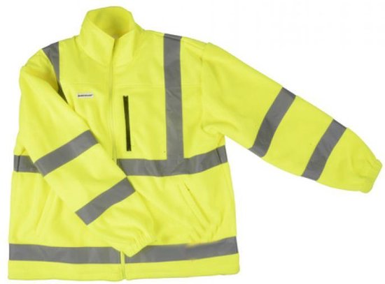 Reflectorvest - Waarschuwing vest hoge reflector veiligheidsjas met zakken - veiligheidsjasje - warme veiligheidsjasje - MAAT M
