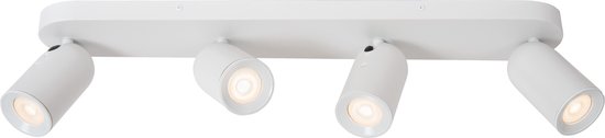 Lucide PUNCH - Plafondspot (Plafondlamp) - 4xGU10 (MR16) - Wit