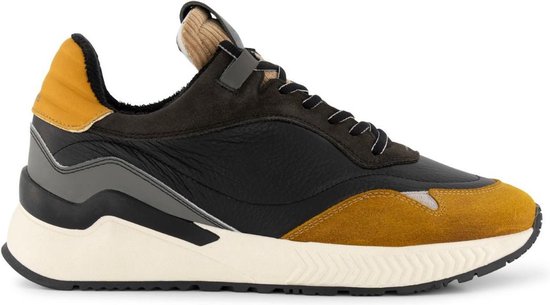 DenBroeck Baxter St. - Casual Leren herensneakers - Grijs - Maat 44