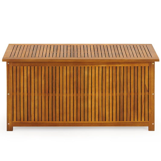 Casaria Tuinbox - Acacia Hout - Incl. Binnenzeil - 115 x 50 x 59 cm - Bruin